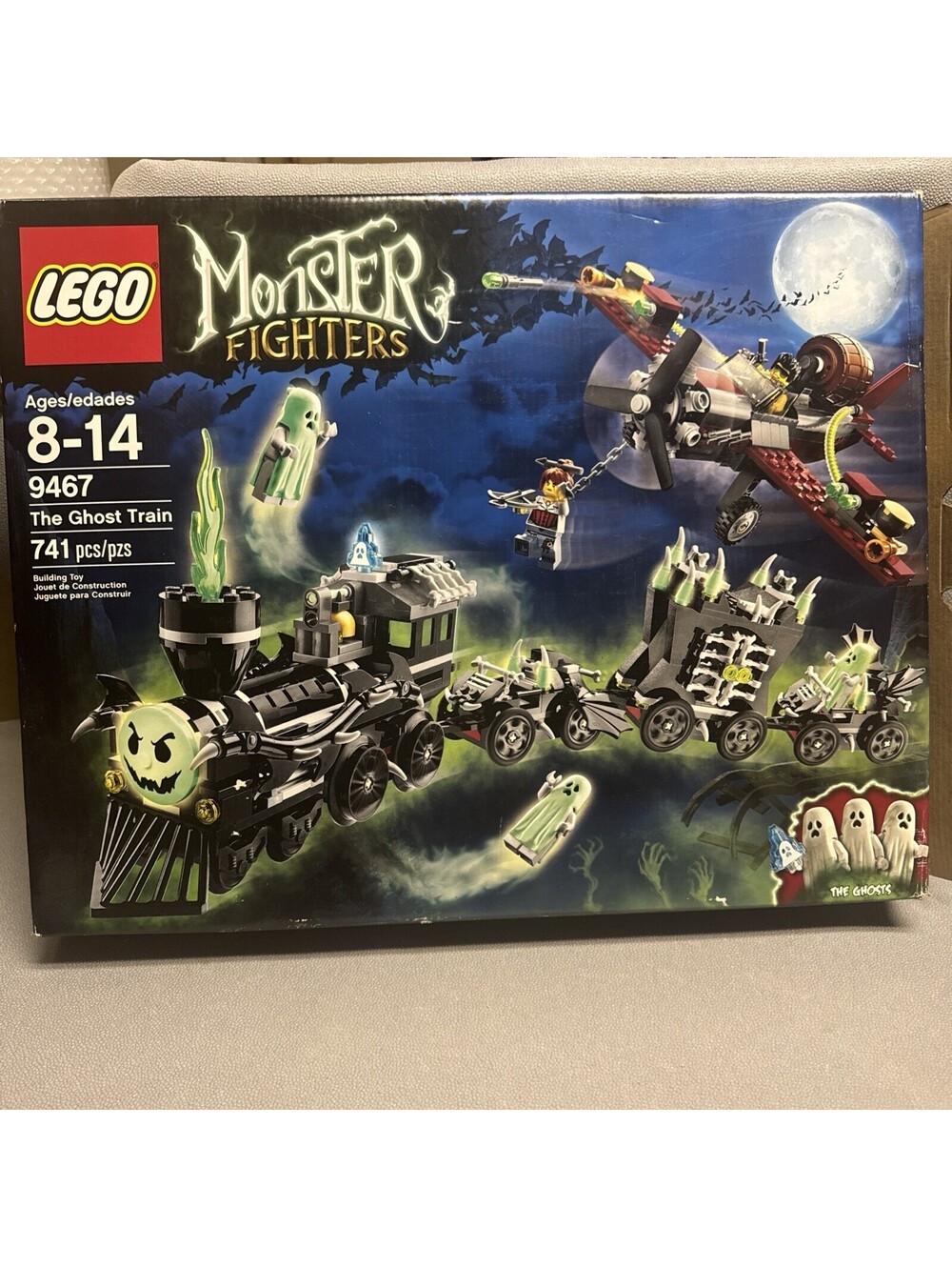 LEGO Monster Fighters The Ghost Train 9467 Open Box Sealed Bags 100% Complete